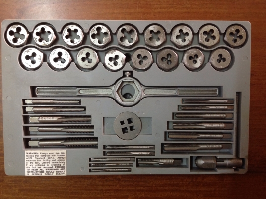 ขายชุดต๊าปเกลียวนิ้ว Vintage Craftsman 38 ชิ้น