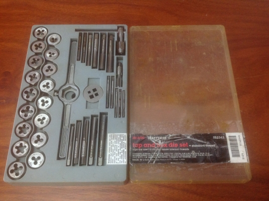 ขายชุดต๊าปเกลียวนิ้ว Vintage Craftsman 38 ชิ้น