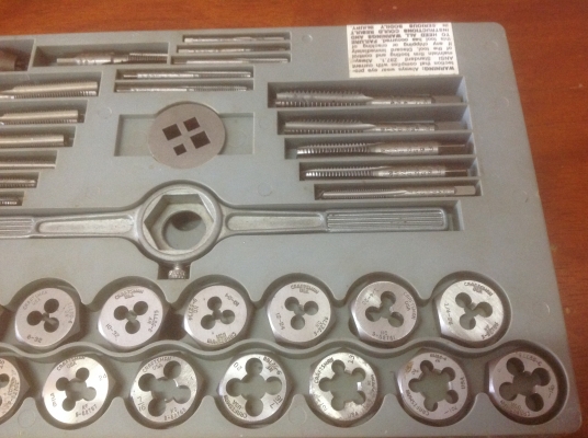 ขายชุดต๊าปเกลียวนิ้ว Vintage Craftsman 38 ชิ้น