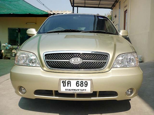 ปี 2007 KIA CARNIVAL 2.4 CEO II (ตัว TOP) เกียร์ออโต้ สีบรอนซ์ทอง ปี 2007 KIA CARNIVAL 2.4 CEO II (ตัว TOP) เกียร์ออโต้ สีบรอนซ์ทอง