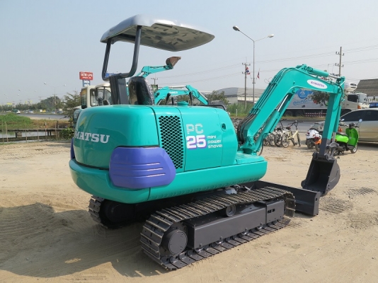 รถขุด แบคโฮล KOMATSU PC25-1 ทำสีใหม่ มือสองญี่ปุ่น นำเข้าเอง ยังไม่เคยใช้งานในไทย