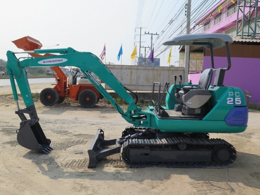 รถขุด แบคโฮล KOMATSU PC25-1 ทำสีใหม่ มือสองญี่ปุ่น นำเข้าเอง ยังไม่เคยใช้งานในไทย
