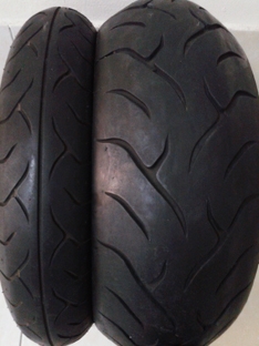ขายยาง Dunlop Sportmax D221 ขอบ17 หน้า120 หลัง190 1คู่ 4500