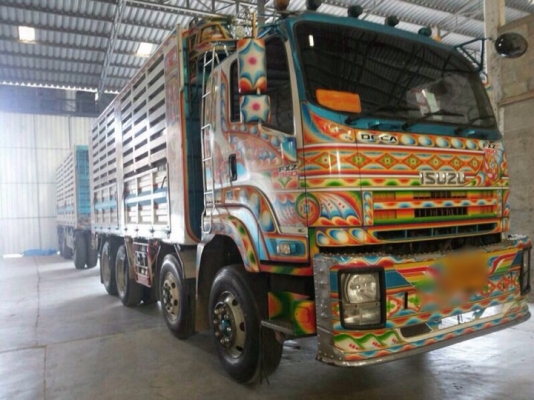 รถอีซูซุ 12 ล้อ ( ไม่ดั้ม ) 360 แรงม้า. ปี 53 ( ขายแม่ , ลูก ). ( มีขาย 2 พ่วง ) สนใจติดต่อ 081 - 6079515