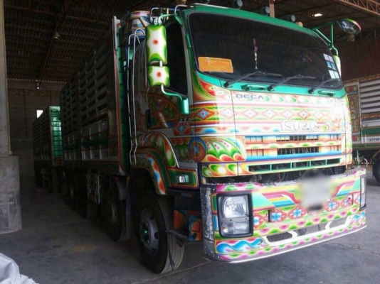 รถอีซูซุ 12 ล้อ ( ไม่ดั้ม ) 360 แรงม้า. ปี 53 ( ขายแม่ , ลูก ). ( มีขาย 2 พ่วง ) สนใจติดต่อ 081 - 6079515