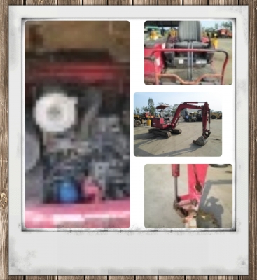 ขายรถขุด มีลายหัวเจาะ ปั้มนิ้ว คอนโทรสั้น T.0894071471