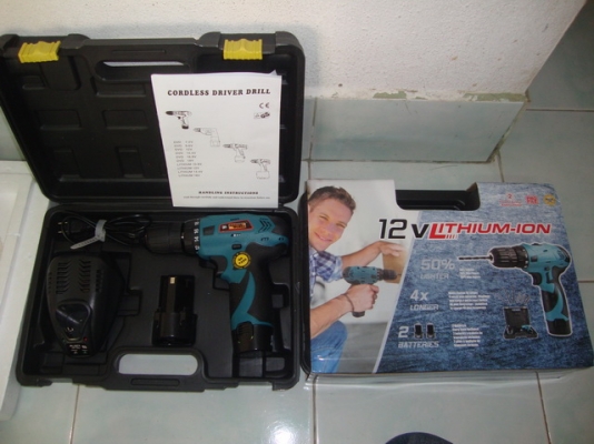 ลดราคา สว่านไร้สาย ลิเทียม 0841774121