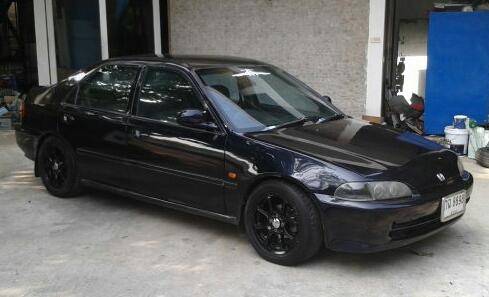 ด่วน..CIVICเครื่องV-TECHเกียร์M/Tน้ำมัน+LPGแม็กLENSO15"แอร์หนาวภาษีเต็มชุดโอนพร้อม(พร้อมขับส่ง)