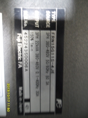 ขาย INVERTOR  Fuji FRN15G11S-4JE