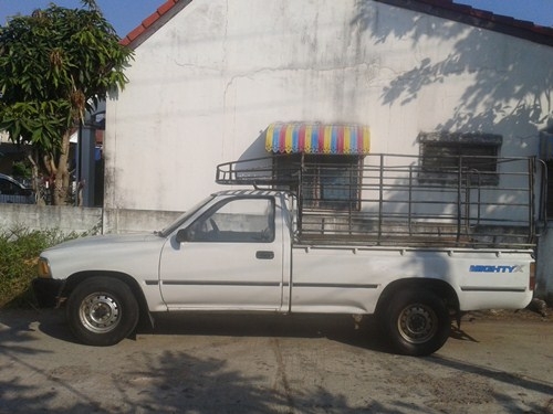 !!!!!!! ขายรถบ้าน กระบะโตโยต้าไมตี้เอ็ก ตอนเดียว เครื่องดีมากแน่นๆ พร้อมคอกเหล็ก