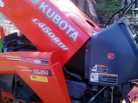 ขายแทรกเตอร์คูโบต้าL4508DI ใบมีดคานบนตราช้างผาล6*22ตราช้างพร้อมใช้งานครับ