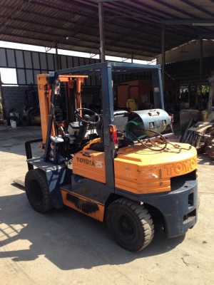 ขาย ฟอล์คลิฟต์ 2.5 ตัน TOYOTA 5FG25 รถนอกเก่าญี่ปุ่น 100\%