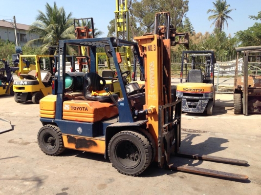 ขาย ฟอล์คลิฟต์ 2.5 ตัน TOYOTA 5FG25 รถนอกเก่าญี่ปุ่น 100\%