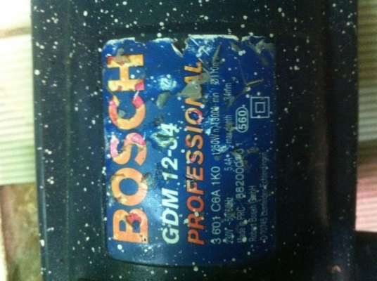 เครื่องตัดกระเบื้องBOSCHรุ่นGDM 12-34 ราคาถูกๆคับ