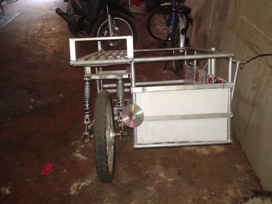 ตัวพ่วงข้างมอเตอร์ไซค์โครงสร้างแข็งแกร่งทนทานนาน