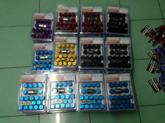 น็อตเลเหล็ก แบบสีชุด850ส่งฟรีทั่วไทย(จัดแบบลงทะบียน)