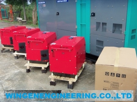 ขายเครื่องปั่นไฟดีเซลใหม่นำเข้า7KVA.(แท้รับประกัน 6 เดือนเต็ม)