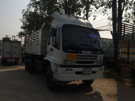 ISUZU DECA 320 hp Max Load  กระบะดั้มพ์ มีระบบลากลูกพ่วง