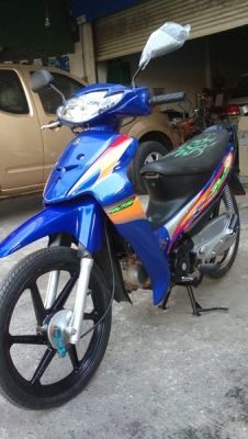 ซูซูกิ เบส125 สตาร์ทมือ รถปี47 ไมล์ดิจิตอลเครื่องเดิมๆแรงดีสภาพเอี่ยม