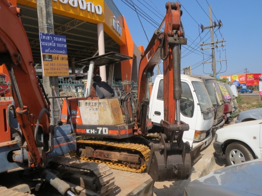 ขายรถแบคโฮ คูโบต้า KH70 รถพร้อมใช้งาน แทรคสวย