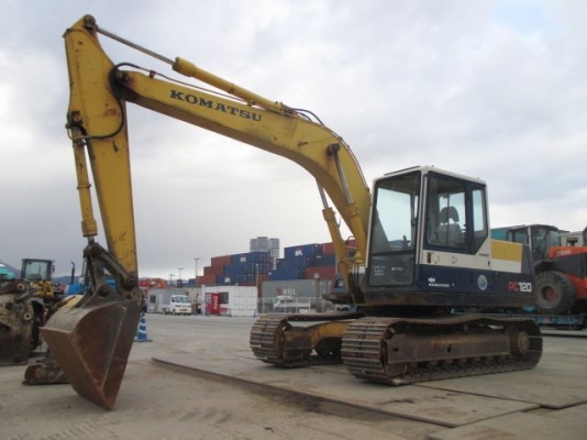 Komatsu PC120-5 เก่านอกไม่เคยใช้งานในไทยพร้อมใช้ สวยสภาพเดิม
