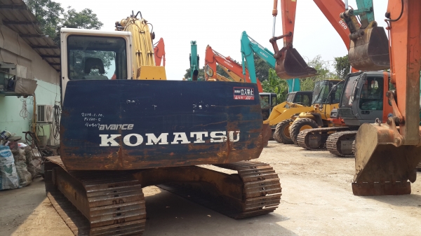 Komatsu PC120-5 เก่านอกไม่เคยใช้งานในไทยพร้อมใช้ สวยสภาพเดิม