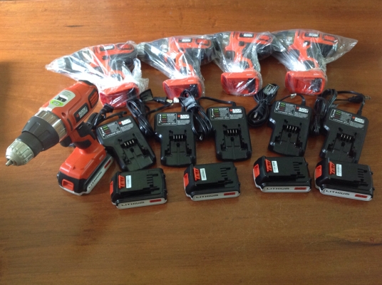 ขายสว่านไขควงไร้สาย Black & Decker 20V แบต Lithium-ion แรงบิตสูง ใช้อยู่เอง ขอบอกว่าแรงมากๆ และ แข็งแรง ขายสว่านไขควงไร้สาย Black & Decker 20V แบต Lithium-ion แรงบิตสูง ใช้อยู่เอง ขอบอกว่าแรงมากๆ และ แข็งแรง