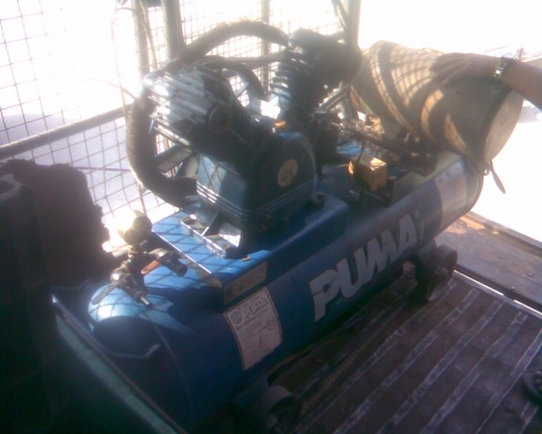 ปั้มลมพูมาตัวใหญ่ 186 ลิตร