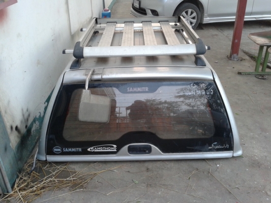 ขายหลังคาสามมิตร ใส่ Tiger D4D Cab สีเงิน