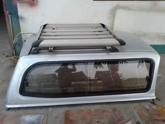 ขายหลังคาสามมิตร ใส่ Tiger D4D Cab สีเงิน