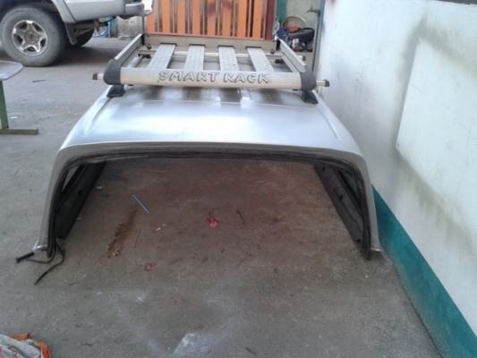 ขายหลังคาสามมิตร ใส่ Tiger D4D Cab สีเงิน