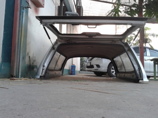 ขายหลังคาสามมิตร ใส่ Tiger D4D Cab สีเงิน