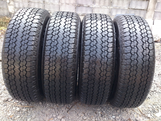 ขายแม็ก ALL NEW ISUZU ถอดป้ายแดงพร้อมยางบริสโตน 245/70R16 ยางสัปดาห์ที่41 ปี13 (ตุ่มหน้ายางยังมีอยู่) จำนวน 1 ชุด