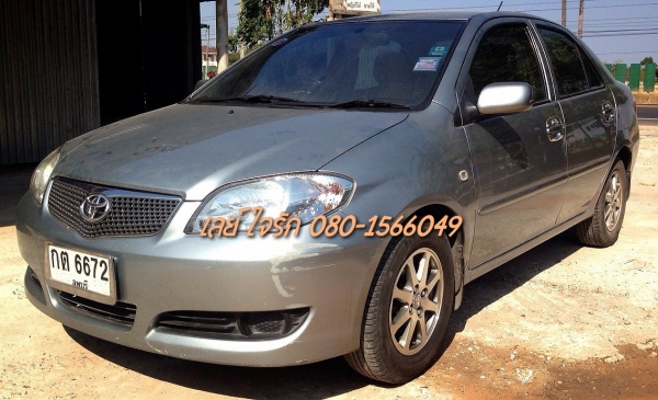 **240,000 บ.ต่อรอง**ขายรถเก๋ง TOYOTA VIOS VVTi 1.5E ปี49/06 เกียร์ธรรมดา ติดแก๊สLPG ลงเล่ม เครื่องแน่นดี ประหยัด ความร้อนปกติ ไม่โก่ง ล้อแม็ก ยางสวยภายในสวยครบ แอร์ กระจกไฟฟ้า หน้า-หลังเดิมไม่เคยชนหนักสีสันบางสวย พร้อมใช้งาน ทะเบียนเต็ม ราคาต่อรองได้เด้อ