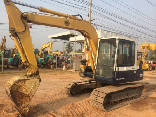 ขายรถขุด KOMATSU PC80-5 นำเข้าจากญี่ปุ่นแท้ๆ สภาพพร้อมใช้งาน (มีVDOให้ชม )สนใจติดต่อ 081-2990958 ครับ