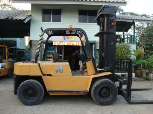 +++ ขายรถโฟล์คลิฟท์ YALE FD70  เครื่องยนต์ดีเซล ขนาด 7 ตัน  เสา 4 เมตร  เกียร์ออโตเมติค  2 ระดับ  งาสไลด์ งายาว 1,800  มม. ล้อหน้าคู่  ยางตัน  *** รถนอก สภาพดี พร้อมใช้งาน  ราคา รายละเอียดคุยได้ครับ ***