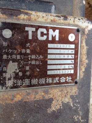 รถยก TCM SD10  Z5พร้อมใช้ตามสภาพ