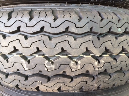 ขายยางDUNLOPถอดป้ายแดง195R15Cพร้อมกระทะ5รู