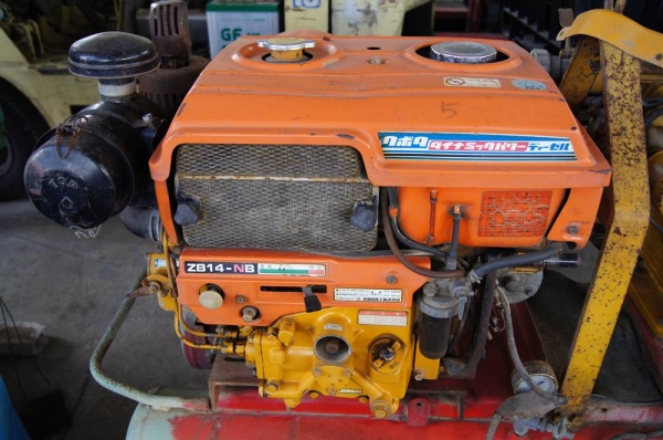 ปั๊มลม แบบ เครื่องยนต์ KUBOTA มือสองญี่ปุ่น