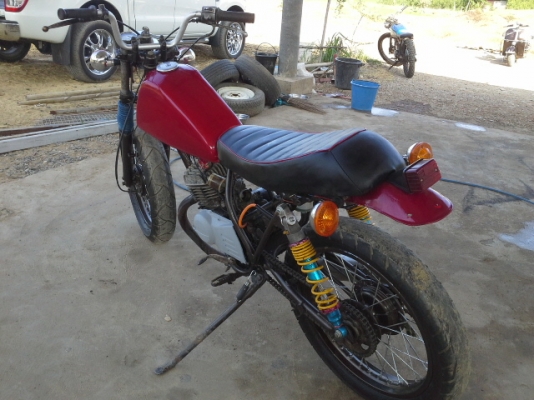 ขาย ts125 เครื่องดี มีเล่มทะเบียนพร้อมชุดโอน แต่งแนว