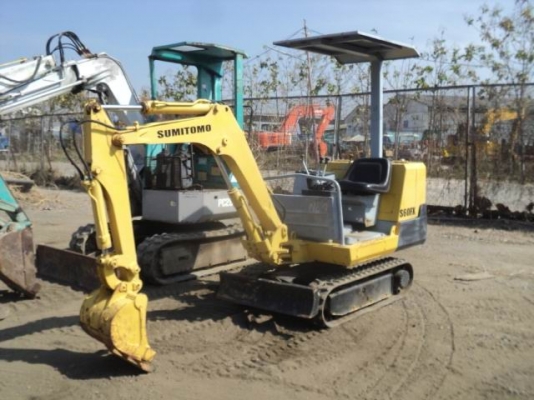 รถแบคโฮ Sumitomo รถสวย มือสองญี่ปุ่น ไม่เคยใช้งานในไทย