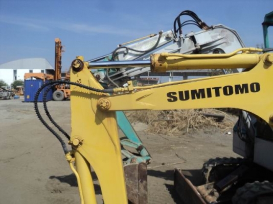 รถแบคโฮ Sumitomo รถสวย มือสองญี่ปุ่น ไม่เคยใช้งานในไทย