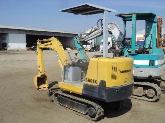 รถแบคโฮ Sumitomo รถสวย มือสองญี่ปุ่น ไม่เคยใช้งานในไทย