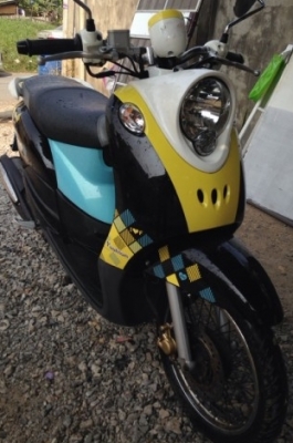 Yamaha Fino สีสวยสดใส เครื่องเดิม วิ่ง 5000โล ใหม่มาก
