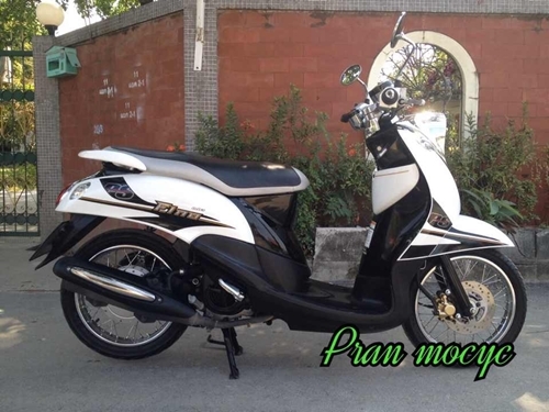 ขายyamaha finoสีขาวดำ ปี2013 ขายyamaha finoสีขาวดำ ปี2013