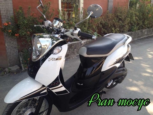 ขายyamaha finoสีขาวดำ ปี2013 ขายyamaha finoสีขาวดำ ปี2013