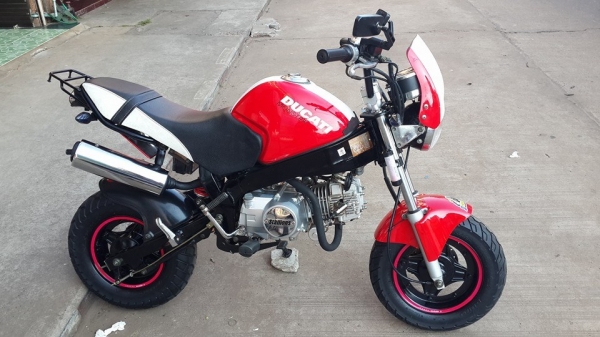 มาใหม่คับ Stallions 125cc. ทำสีใหม่แต่ง Ducati monster มีทะเบียนไม่ขาดต่อ ขนาดเท่าKsrคับ สนใจติดต่อ 081-0578282