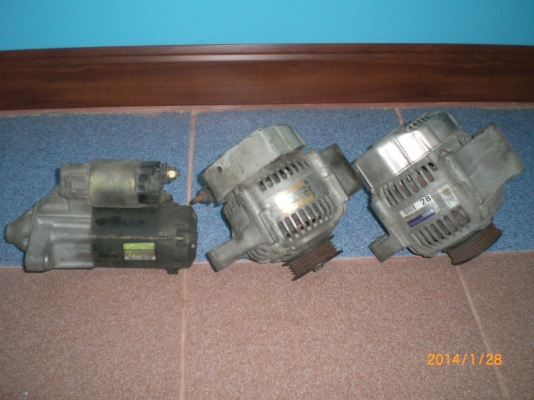 ไดชาร์จ-ไดสตาร์ท toyota 3ลูก1500บาท ใช้งานได้ปกติ