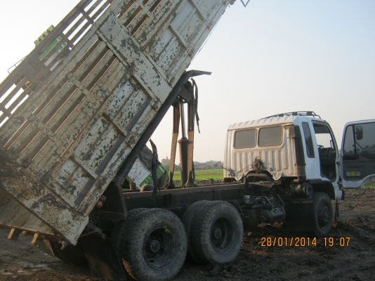 ขายสิบล้อดั้ม2เพลา ฮีโน่FD3H เครื่อง195HO7D เกียร์คุณหลง10สปีด ราคาคุยได้เจ้าของขายเอง