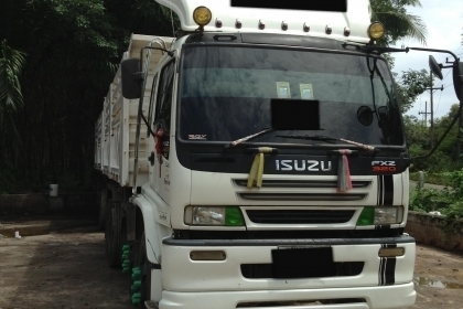 12ล้อดั้ม ISUZU DECA 270 UROII ปี51 ดั้มสามมิตรแม่ลูก สวยมาก